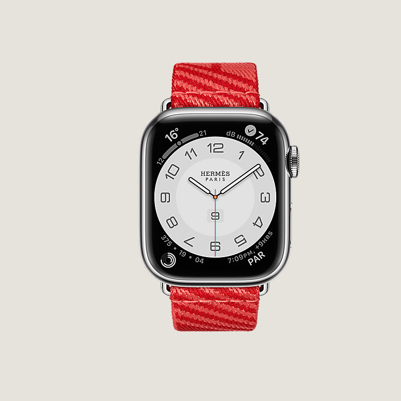 Series 8 case & Band Apple Watch Hermès Single Tour 41 mm Jumping